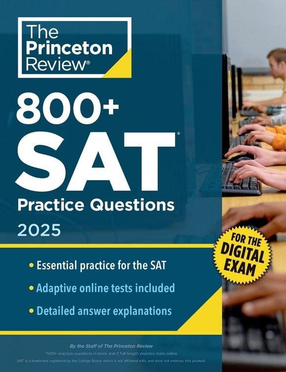 Produktbild: 800+ SAT Practice Questions, 2025