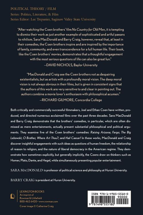 Produktbild: Coen Brothers and the Comedy of Democracy