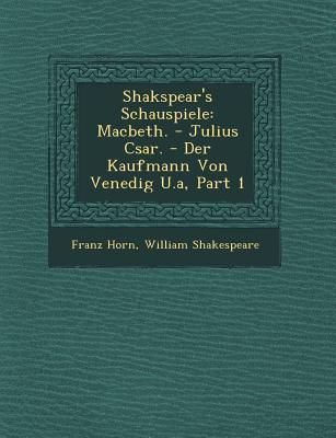 Produktbild: Shakspear's Schauspiele