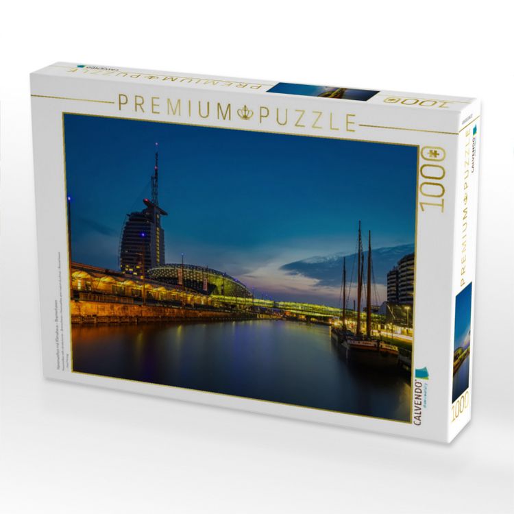 Produktbild: CALVENDO Puzzle Havenwelten mit Klimahaus - Bremerhaven | 1000 Teile Lege-Gr&ouml;&szlig;e 64x48cm Foto-Puzzle f&uuml;r gl&uuml;ckliche Stunden