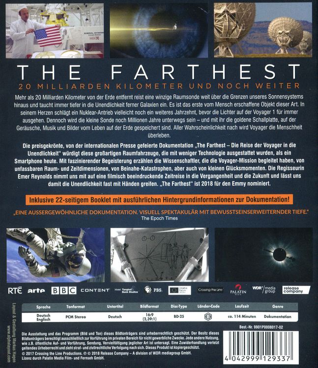 Produktbild: The Farthest - Die Reise der Voyager in die Unendlichkeit