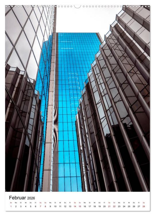 Produktbild: London Financial District (hochwertiger Premium Wandkalender 2026 DIN A2 hoch), Kunstdruck in Hochglanz