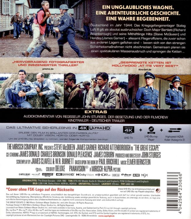 Produktbild: Gesprengte Ketten (UHD-Blu-ray)