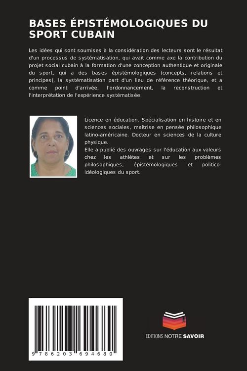 Produktbild: Bases &Eacute;pist&eacute;mologiques Du Sport Cubain