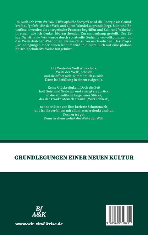 Produktbild: Die Weite der Welt