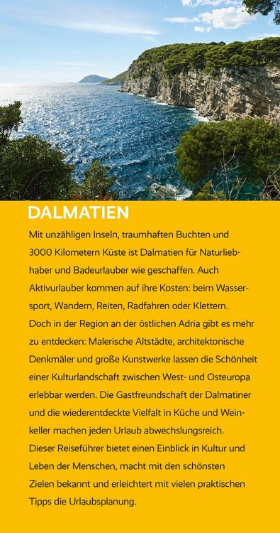Produktbild: TRESCHER Reisef&uuml;hrer Dalmatien