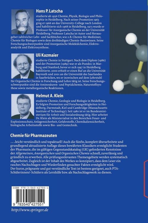 Produktbild: Chemie für Pharmazeuten