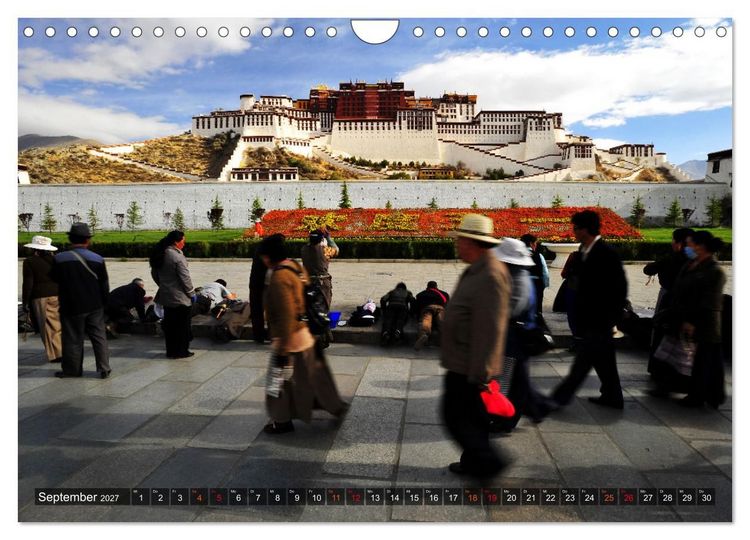Produktbild: Begegnungen am Wegesrand &ndash; Auf dem Weg von Kashgar nach Lhasa (Wandkalender 2027 DIN A4 quer), CALVENDO Monatskalender