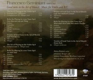 Produktbild: Geminiani: Good Taste in the Art of Music