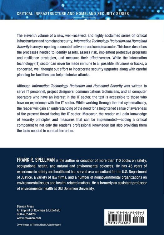 Produktbild: Information Technology Protection and Homeland Security