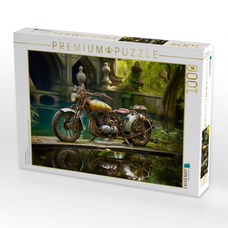 Produktbild: CALVENDO Puzzle Motorradsommer | 1000 Teile Lege-Gr&ouml;&szlig;e 64x48cm Foto-Puzzle f&uuml;r gl&uuml;ckliche Stunden