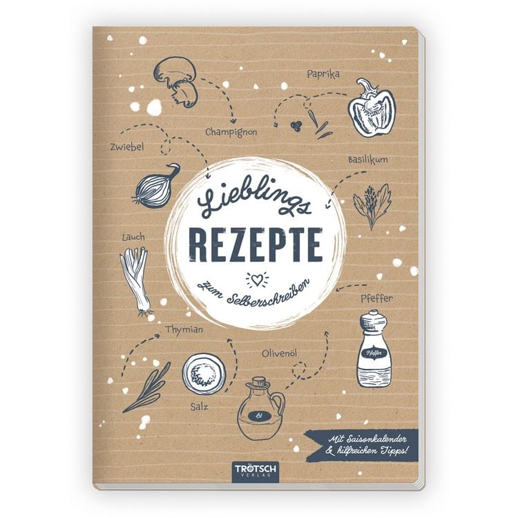 Produktbild: Tr&ouml;tsch Rezeptbuch Lieblingsrezepte zum Selberschreiben