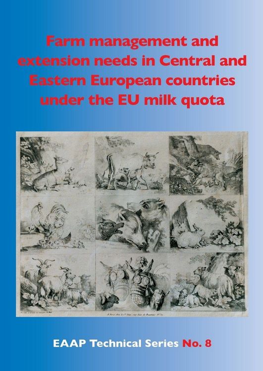 Produktbild: Farm Management and Extension Needs in Central and Eastern European Countries Under the EU Milk Quota System