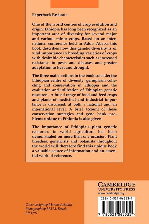 Produktbild: Plant Genetic Resources of Ethiopia