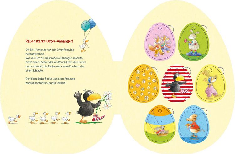 Produktbild: Der kleine Rabe Socke: Alles gef&auml;rbt! Konturgestanzt