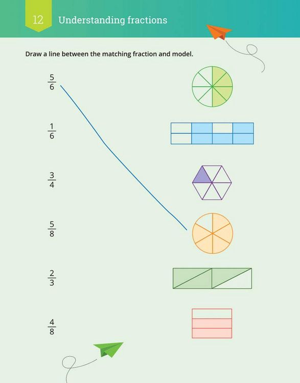 Produktbild: IXL Math Workbook: Grade 3 Fractions
