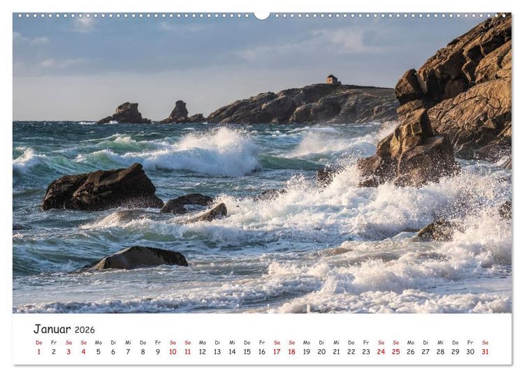 Produktbild: Unterwegs im Morbihan (hochwertiger Premium Wandkalender 2026 DIN A2 quer), Kunstdruck in Hochglanz