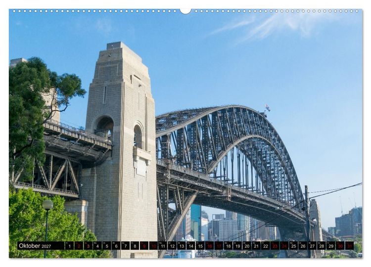 Produktbild: Ein Tag in Sydney - eine etwas andere Sicht (hochwertiger Premium Wandkalender 2027 DIN A2 quer), Kunstdruck in Hochglanz
