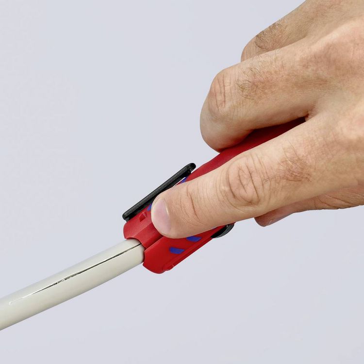 Produktbild: Knipex 16 85 125 SB Kabelentmanteler Geeignet f&uuml;r Rundkabel, Feuchtraumkabel 8 bis 13 mm 0.2 bis 4.0 mm&sup2;