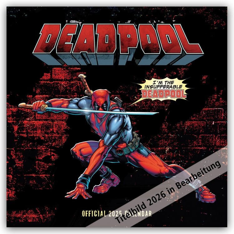 Produktbild: Deadpool – Offizieller Kalender 2026