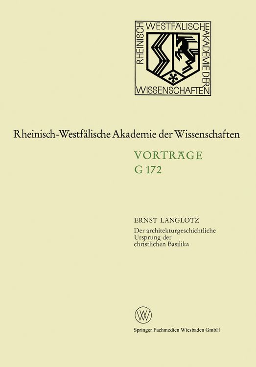 Produktbild: Der architekturgeschichtliche Ursprung der christlichen Basilika