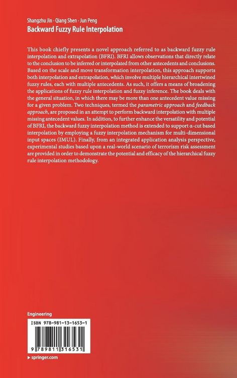 Produktbild: Backward Fuzzy Rule Interpolation