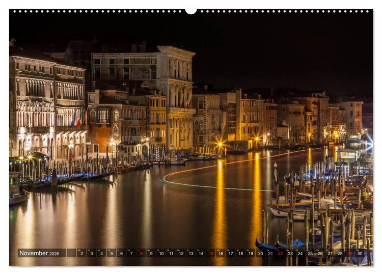 Produktbild: Leuchtendes Venedig (Wandkalender 2026 DIN A2 quer), CALVENDO Monatskalender