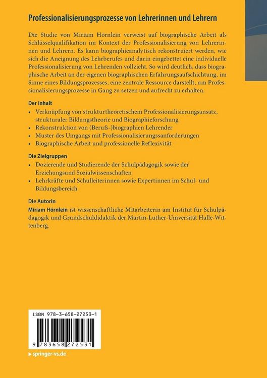 Produktbild: Professionalisierungsprozesse von Lehrerinnen und Lehrern