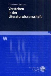 Produktbild: Verstehen in der Literaturwissenschaft