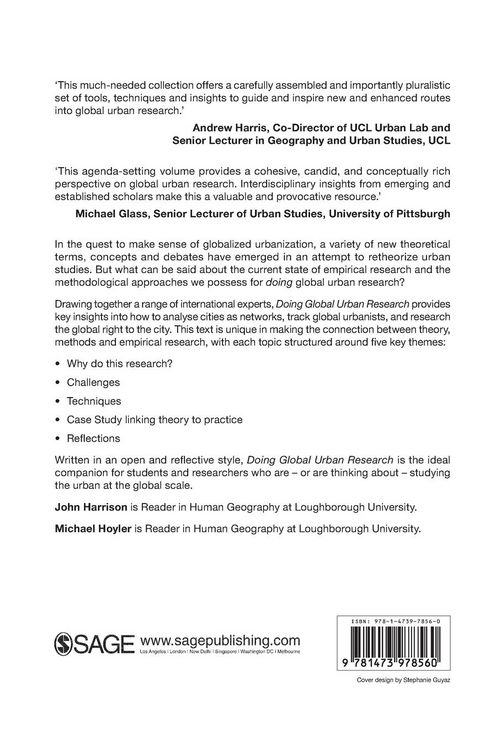 Produktbild: Doing Global Urban Research