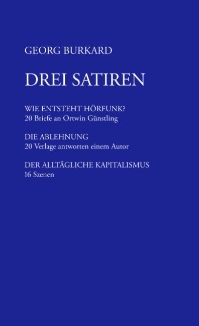 Produktbild: Drei Satiren