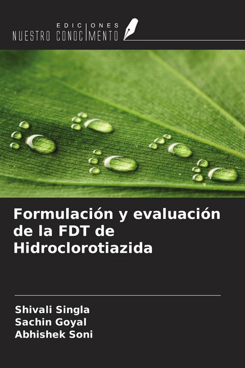 Produktbild: Formulaci&oacute;n y evaluaci&oacute;n de la FDT de Hidroclorotiazida