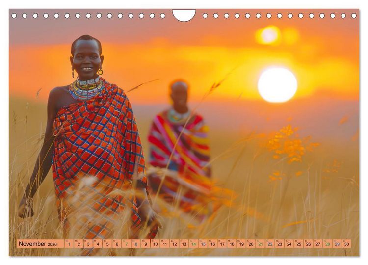 Produktbild: Afrikas urt&uuml;mliche Sch&ouml;nheit (Wandkalender 2026 DIN A4 quer), CALVENDO Monatskalender