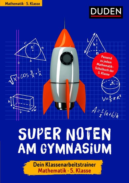 Produktbild: Super Noten am Gymnasium &ndash; Klassenarbeitstrainer Mathematik 5. Klasse