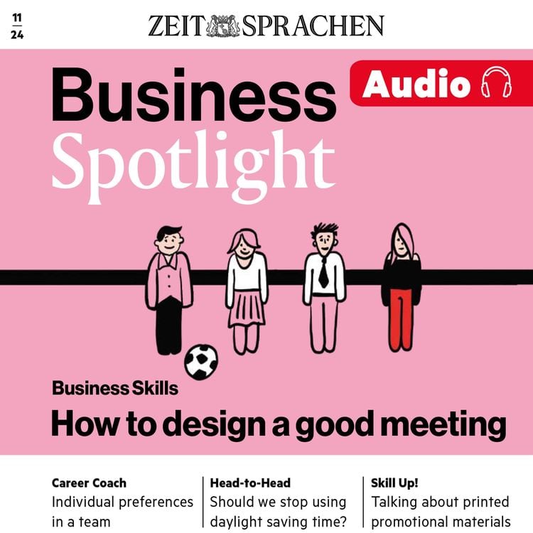 Produktbild: Business Englisch lernen Audio – Gute Meetings organisieren