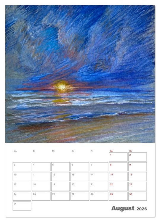 Produktbild: Anna Arndt Jahresimpressionen mit Planer (Wandkalender 2026 DIN A3 hoch), CALVENDO Monatskalender