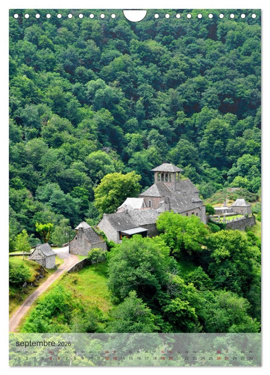 Produktbild: VILLAGES Occitanie (Calendrier mural 2026 DIN A4 horizontal), CALVENDO calendrier mensuel