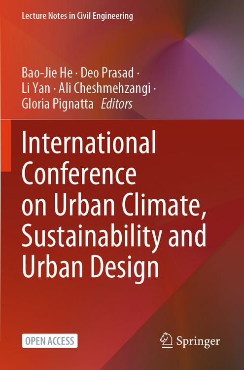 Produktbild: International Conference on Urban Climate, Sustainability and Urban Design