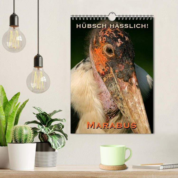 Produktbild: H&uuml;bsch h&auml;sslich! Marabus (Wandkalender 2026 DIN A4 hoch), CALVENDO Monatskalender
