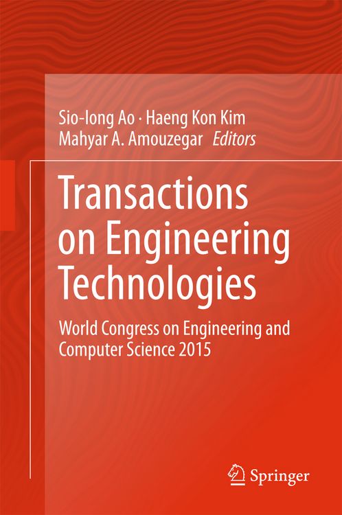 Produktbild: Transactions on Engineering Technologies