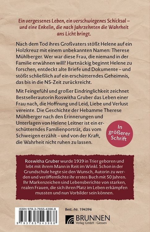 Produktbild: Die verheimlichte Gro&szlig;mutter
