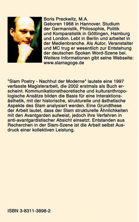 Produktbild: Slam Poetry - Nachhut der Moderne