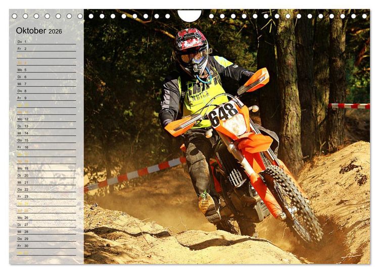 Produktbild: Motocross - tollk&uuml;hne Kerle (Wandkalender 2026 DIN A4 quer), CALVENDO Monatskalender