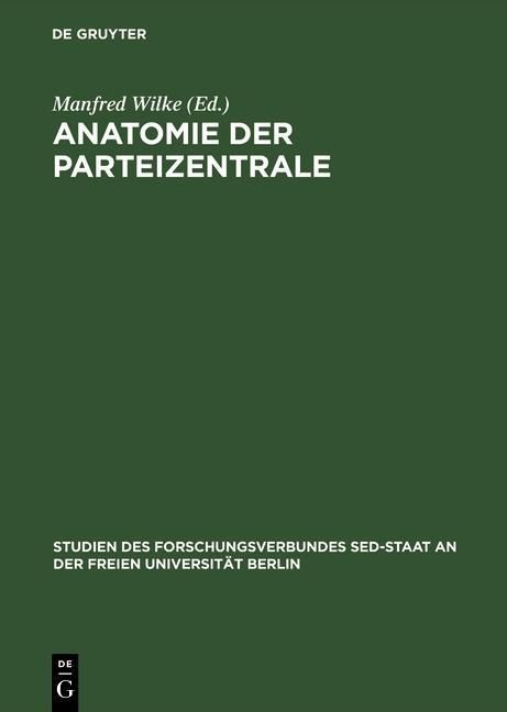 Produktbild: Anatomie der Parteizentrale