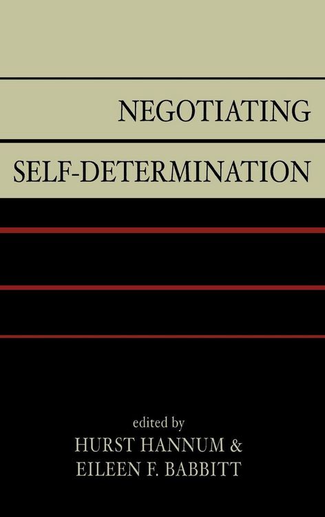 Produktbild: Negotiating Self-Determination