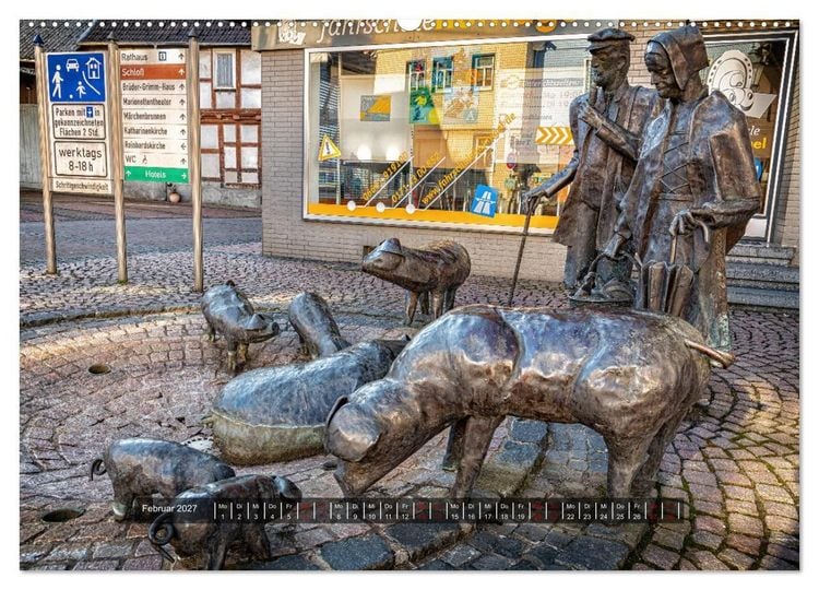 Produktbild: Steinau an der Stra&szlig;e (hochwertiger Premium Wandkalender 2027 DIN A2 quer), Kunstdruck in Hochglanz