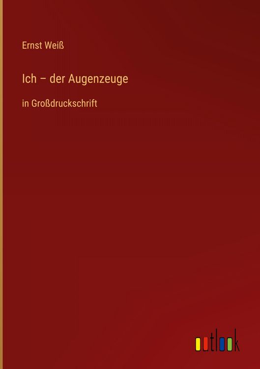 Produktbild: Ich - der Augenzeuge