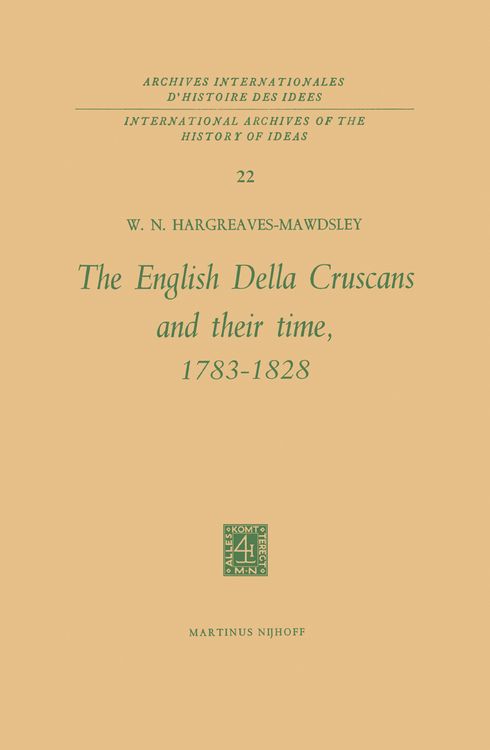 Produktbild: The English Della Cruscans and Their Time, 1783&ndash;1828