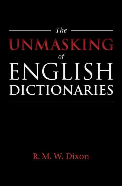 Produktbild: Unmasking of English Dictionaries