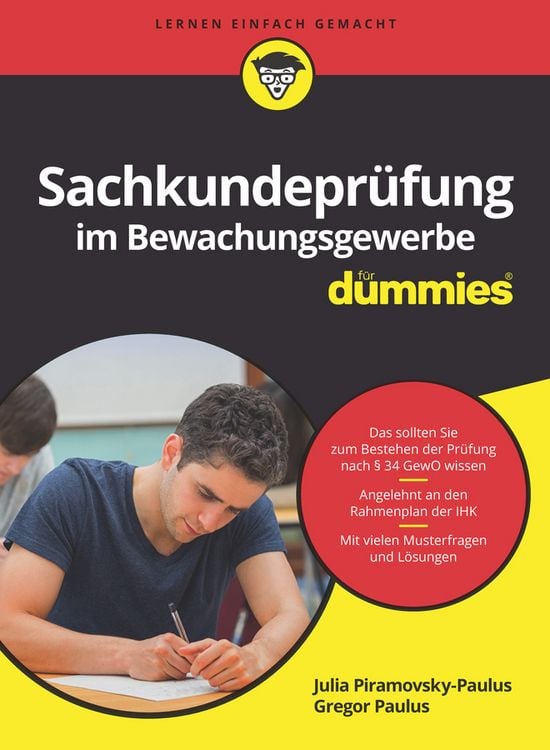 Produktbild: Sachkundepr&uuml;fung im Bewachungsgewerbe f&uuml;r Dummies